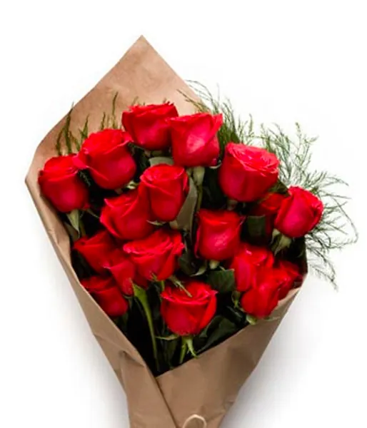 18 Stems Red Rose Bundle