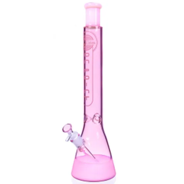 Mega Pinkie Pie - 18" Dual Color Beaker Bong - Milky Pink
