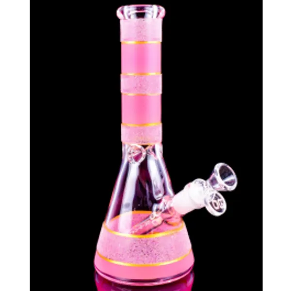 OG Original 10" Frosted Beaker Bong - Pink Bubble Gum 