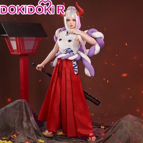 【Ready For Ship】【Size S-3XL】DokiDoki-R Anime Cosplay Costume BIG BOWKNOT INCLUDED Kimono | Costume Only-M
