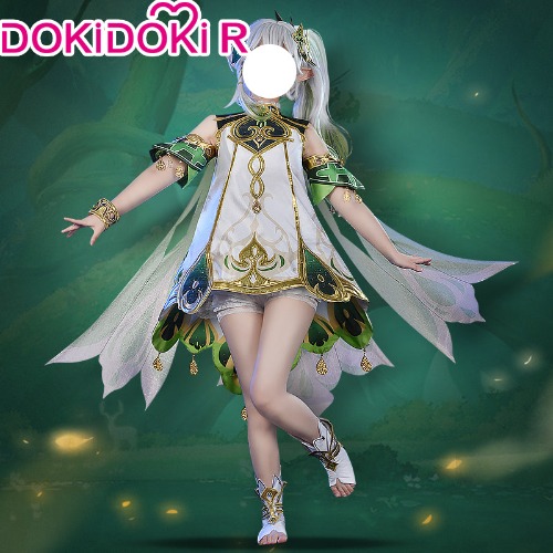 【Size S-2XL】DokiDoki-R Game Genshin Impact Cosplay Kusanari Nahida Cosplay Sumeru | M