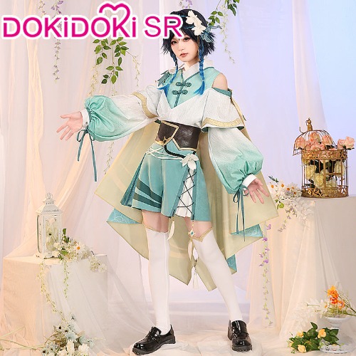 【Ready For Ship】DokiDoki-SR Game Genshin Impact Venti Cosplay Costume Chinese Style Doujin | S-INSTOCK