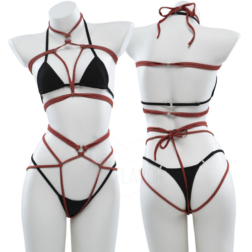 Kill Rope Shibari Lingerie - Red / M/L