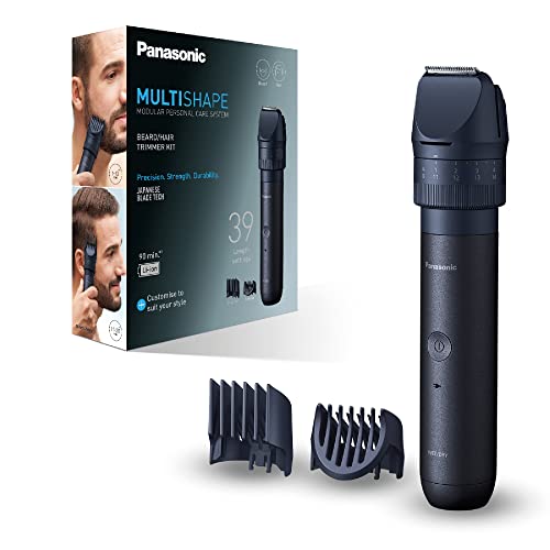 Panasonic Multishape ER-CKL1: recortador de barba y pelo resistente al agua para hombre con batería de ion de litio recargable - Unidad Principal de Litio - Cabezal Recortadora de Barba y Pelo