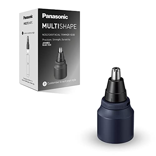 Panasonic ER-CNT1: accesorio con cabezal de recortador resistente al agua para el vello facial y el pelo de la nariz y de las orejas compatible con el sistema MULTISHAPE - Sin Unidad Principal - Cabezal Naricero