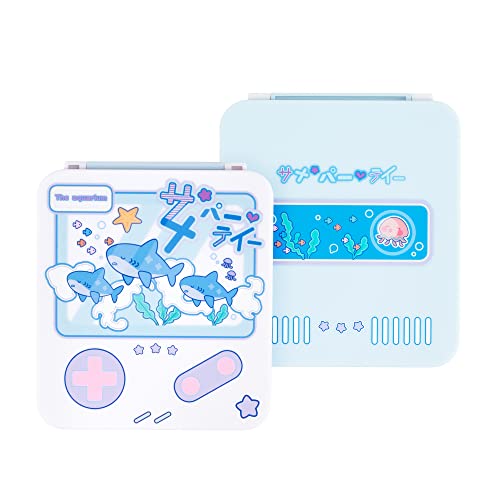 GeekShare Portable Switch Game Card Case-Switch Game Holder Case with 12 Game Card Slots-Game Card Cartridge Carrying Storage Box Compatible with Nintendo Switch - Shark Party