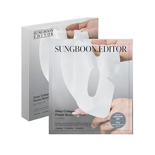 SUNGBOON EDITOR Deep Collagen Overnight mask 37gx4ea | Original Hydrating Collagen Face Mask | Real Collagen 2,160,000PPB for Elasticity |TikTok Trend Items Korean Skin Care - Deep Collagen - 4 Count (Pack of 1)