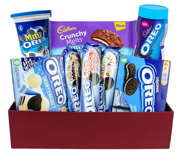 Hamper Gift Biscuits Hamper Gift Box Present for All Occasions Birthdays Party Mother's Day, Valentine's Day, Easter Favours - Oreo Delight