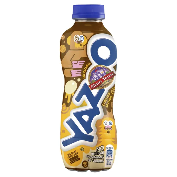 YAZOO Limited Edition Chocolate Caramel Milk Drink, 400ml (Pack of 10)