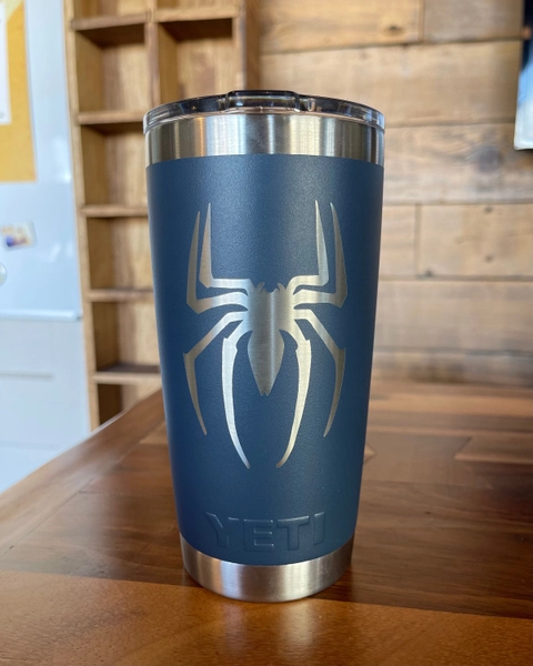 Yeti Laser Engraved Authentic Tumbler - SPIDERMAN