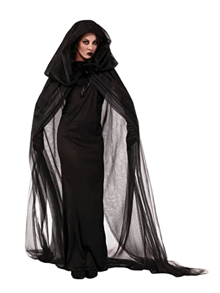 Forum Novelties Women's The Haunted Costume, Black, Standard