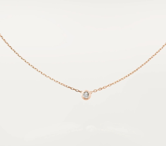 CARTIER - CARTIER D'AMOUR ANHÄNGER, DIAMANT IM BRILLANTSCHLIFF, GROSSES MODELL