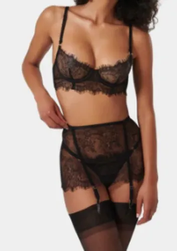 BLUEBELLA - Dessous Camelia 3 tlg. + stockings