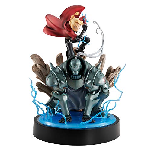 Megahouse Fullmetal Alchemist: Edward & Alphonse Elric Precious Gem Series PVC Figure, Multicolor