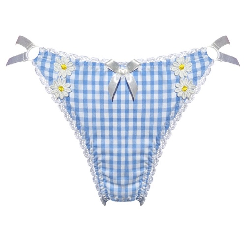 Daisychain gingham knickers