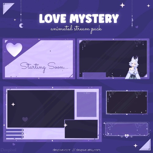 Purple Love Mystery Stream Pack