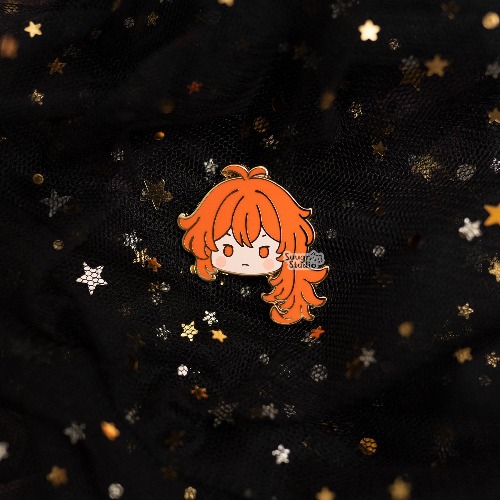 Genshin Impact Diluc Hard Enamel Pin 