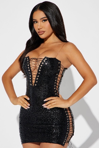 After Party Chic Sequin Mini Dress