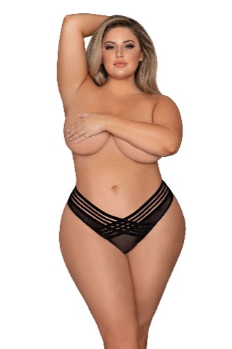 Strappy Panty - 1x - Black