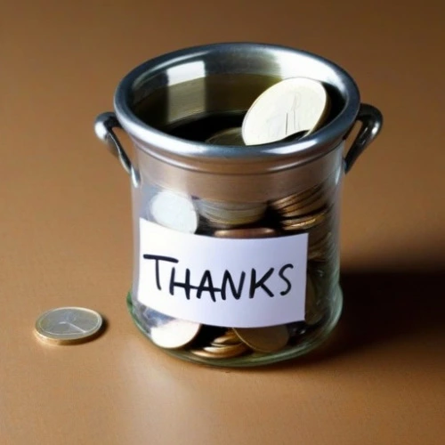 A small tip as token of appreciation