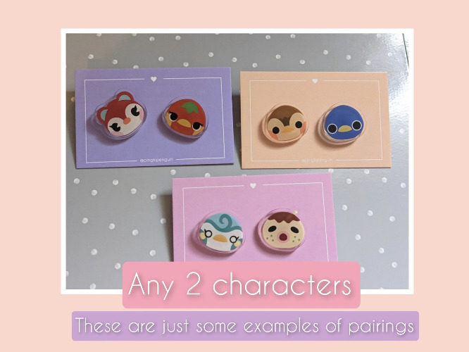 Marshal Squirrel Acrylic Pin - Any 2 character