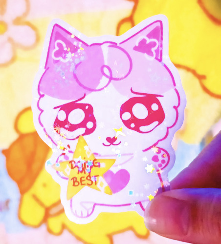 'My Best' Silly Pip 3" Sticker