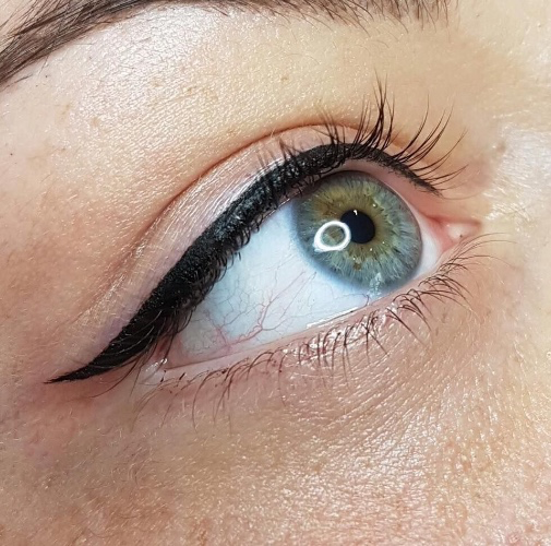 Permanent eyeliner 