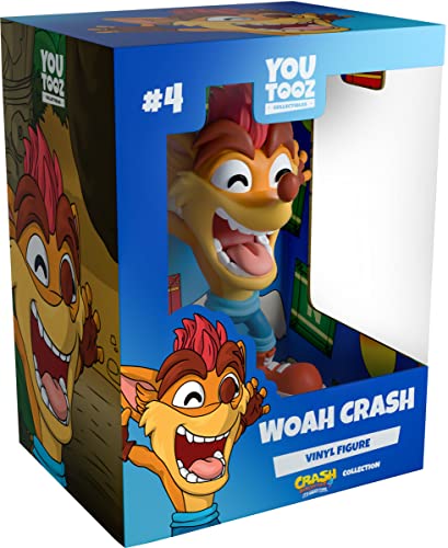 Youtooz Woah Crash Bandicoot 5" inch Vinyl Figure, Collectible Woah Crash Bandicoot Figure from Crash Bandicoot by Youtooz Crash Bandicoot Collection - Woah Crash