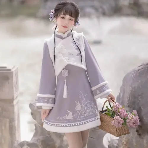 Liliac Chinese Dress