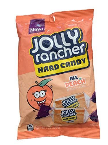Jolly Rancher All Peach Hard Candy, 7 Oz - Peach - 7 Ounce (Pack of 1)