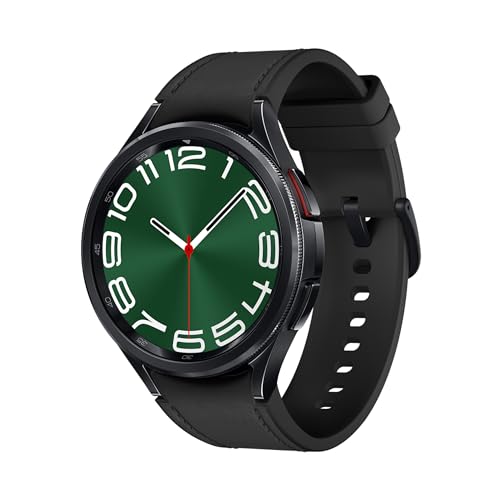 Samsung Galaxy Watch6 Classic Smart Watch, Fitness Tracker, LTE, 47mm, Black, 3 Year Extended Warranty (UK Version) - Black - 47mm - LTE 4G