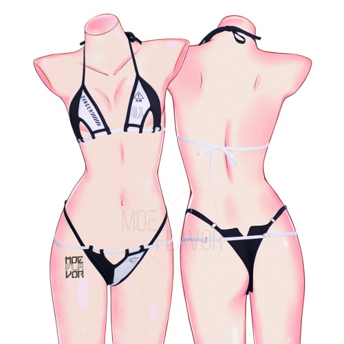 Swimsuit Danger Gamer Bunny Bikini - White / S/M