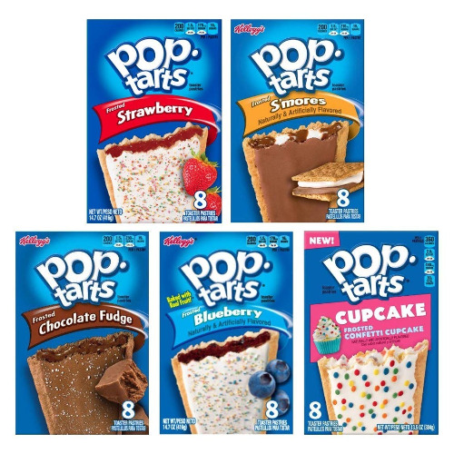 Kellogg's Pop Tarts Frosting Variety Set of 5