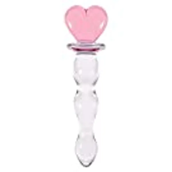 Sex Factory Glass Dildo for Women, Crystal Masturbator Adult Products G-spot Pleasure Anal Butt Plug