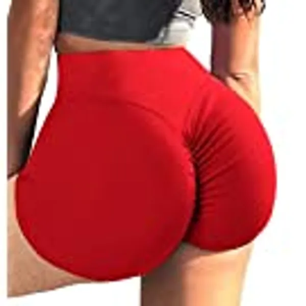 BZB Women's Cut Out Yoga Shorts Scrunch Booty Hot Pants High Waist Gym Workout Active Butt Lifting Sports Leggings