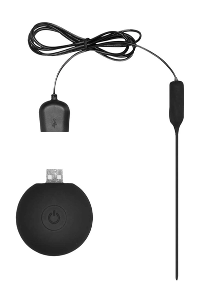 Shots Ouch! Urethral Sounding - Silicone Rechargeable Vibrating Urethral Sounding Plug Remote Controlled