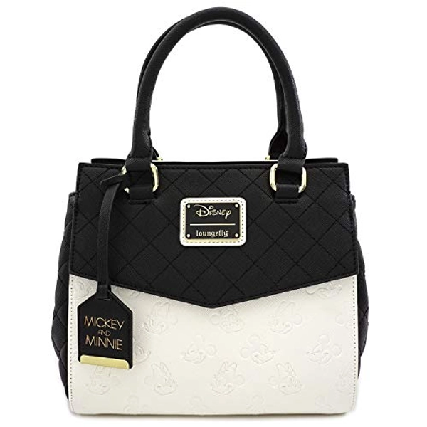 Loungefly Disney Mickey & Minnie Mouse Faux Leather Handbag