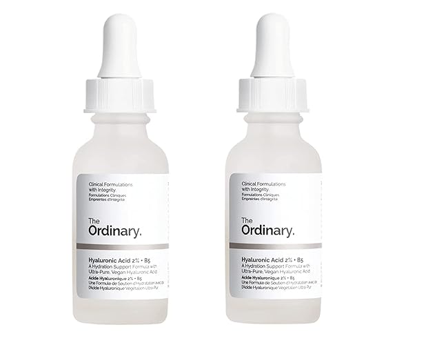 THE ORDINARY 2 Packs of Hyaluronic Acid 2% + B5 , Serum, 30ml - 1 Fl Oz (Pack of 2)