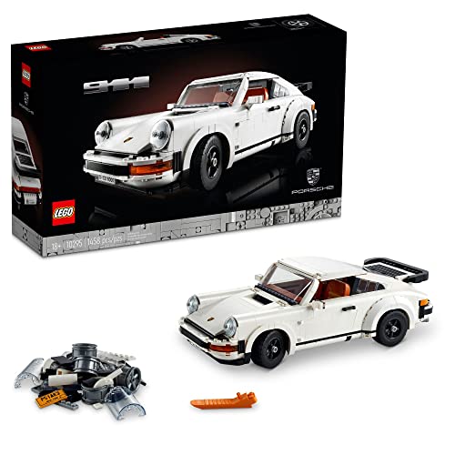 LEGO Icons Porsche 911 10295 Building Set, Collectible Turbo Targa, 2in1 Porsche Race Car Model Kit for Adults and Teens to Build, Gift Idea - Standard Packaging