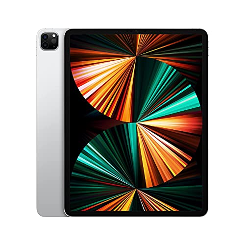 2021 Apple iPad Pro (12.9-Inch, Wi-Fi, 512GB) - Silver (Renewed) - WiFi - 512GB - Silver