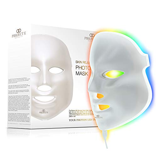 Project E Beauty LED Light Therapy Mask | Anti-Aging Facial Skincare Routine | Skin Tightening | Calm Inflammation & Sensitive Skin | Reduce Wrinkle | Brightens Skin | Collagen Boost