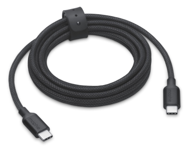 mophie 240W USB-C to USB-C Charge Cable (3M) - Black