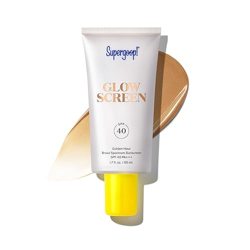 Supergoop! Glowscreen SPF 40, Golden Hour (Bronze Glow) - 1.7 fl oz - Glowy Primer + Broad Spectrum Sunscreen - Helps Filter Blue Light - Boosts Hydration + Hyaluronic Acid, Vitamin B5 & Niacinamide
 - Golden Hour