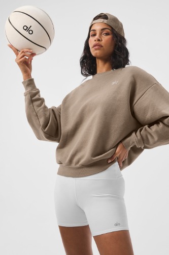 Accolade Crew Neck Pullover - Gravel | Gravel / S