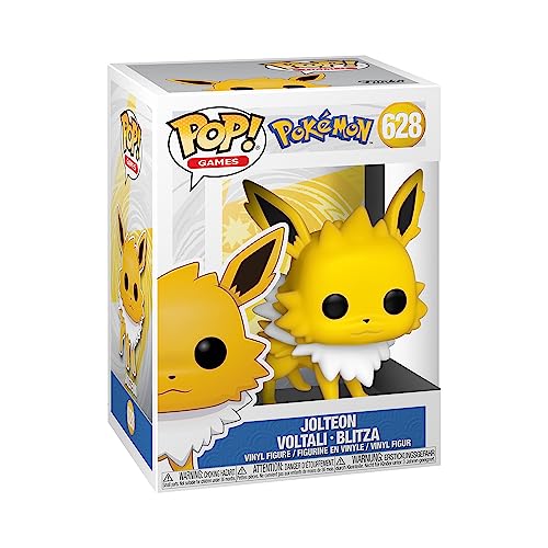 Funko POP! Games: Pokemon - Jolteon - Blitza - Vinyl-Sammelfigur - Geschenkidee - Offizielle Handelswaren - Spielzeug Für Kinder und Erwachsene - Anime Fans - Modellfigur Für Sammler und Display