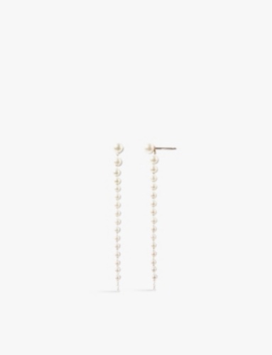Sea of Beauty 14ct gold and akoya pearl earrings
