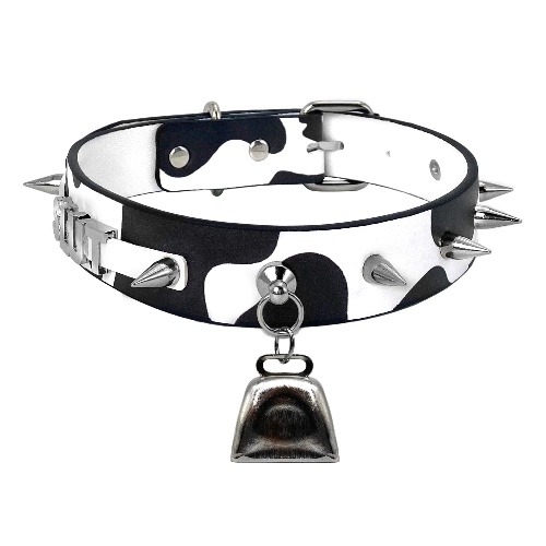 Ring My Bell Calf Collar - Slut Cow