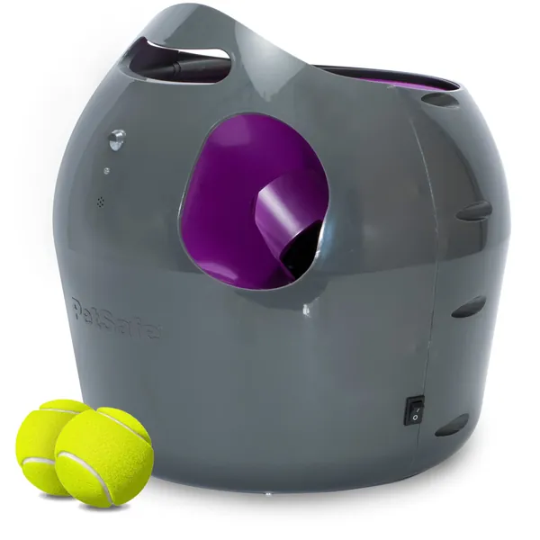 PetSafe Automatic Ball Launcher & Accessories - Interactive Dog Toy for Enrichment - Tennis Balls Included - Motion Sensor Promotes Safe Play - Indoor & Outdoor - Adjustable - A/C Adaptor or Batteries