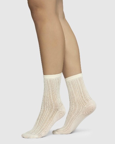 Klara Knit Socks | One Size / Ivory