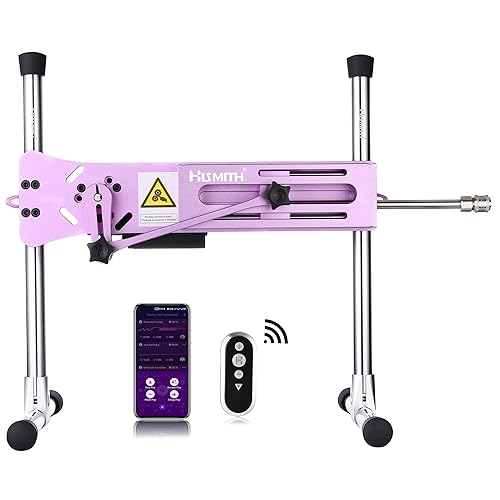 Hismith Premium 3.0 Pro, Sex Machine with KlicLok System, Wire and Intelligent APP Controlled Love Machine with Dildo,Purple - Noble Purple